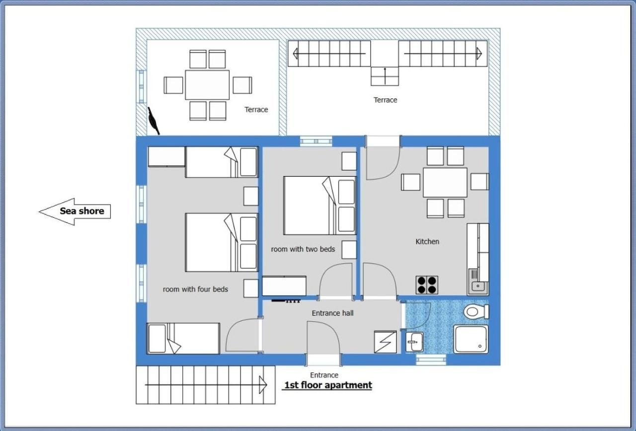 Rose - Apartmani Janovic Luštica Esterno foto